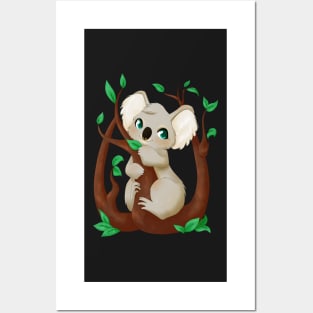 Happy koala Posters and Art